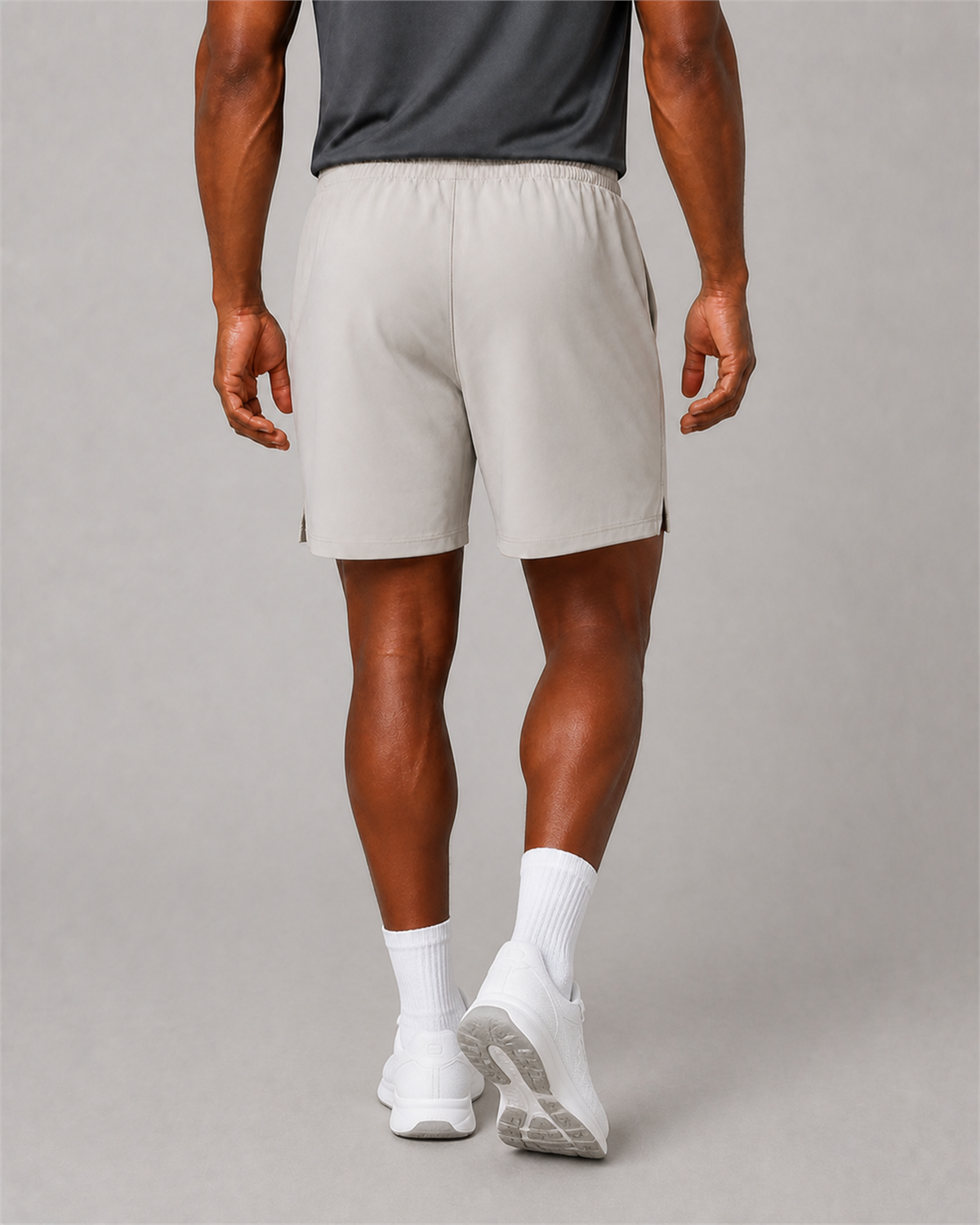 VAULT Performance Training Shorts - Pale Khaki