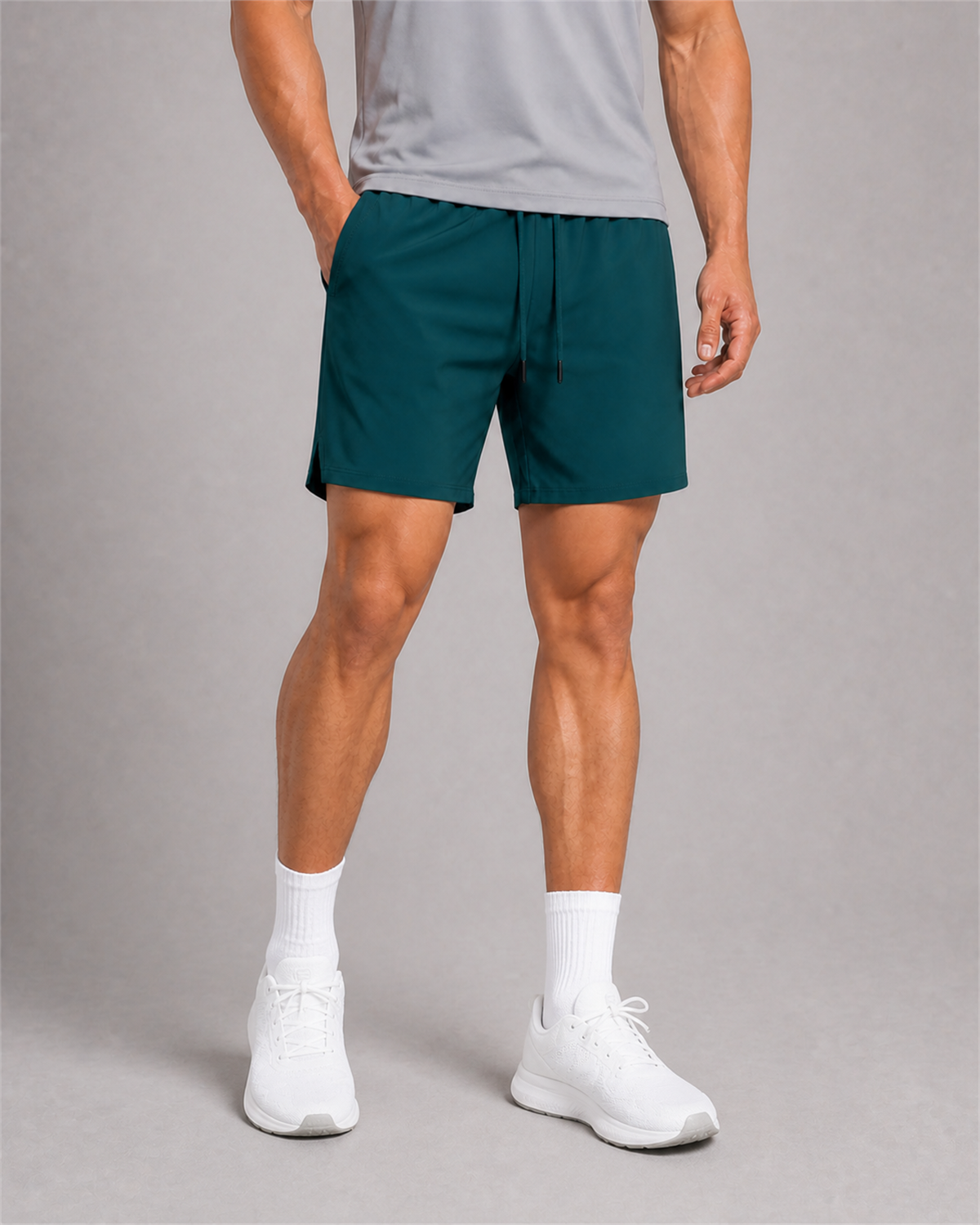 VAULT Performance Training Shorts - Deep Teal