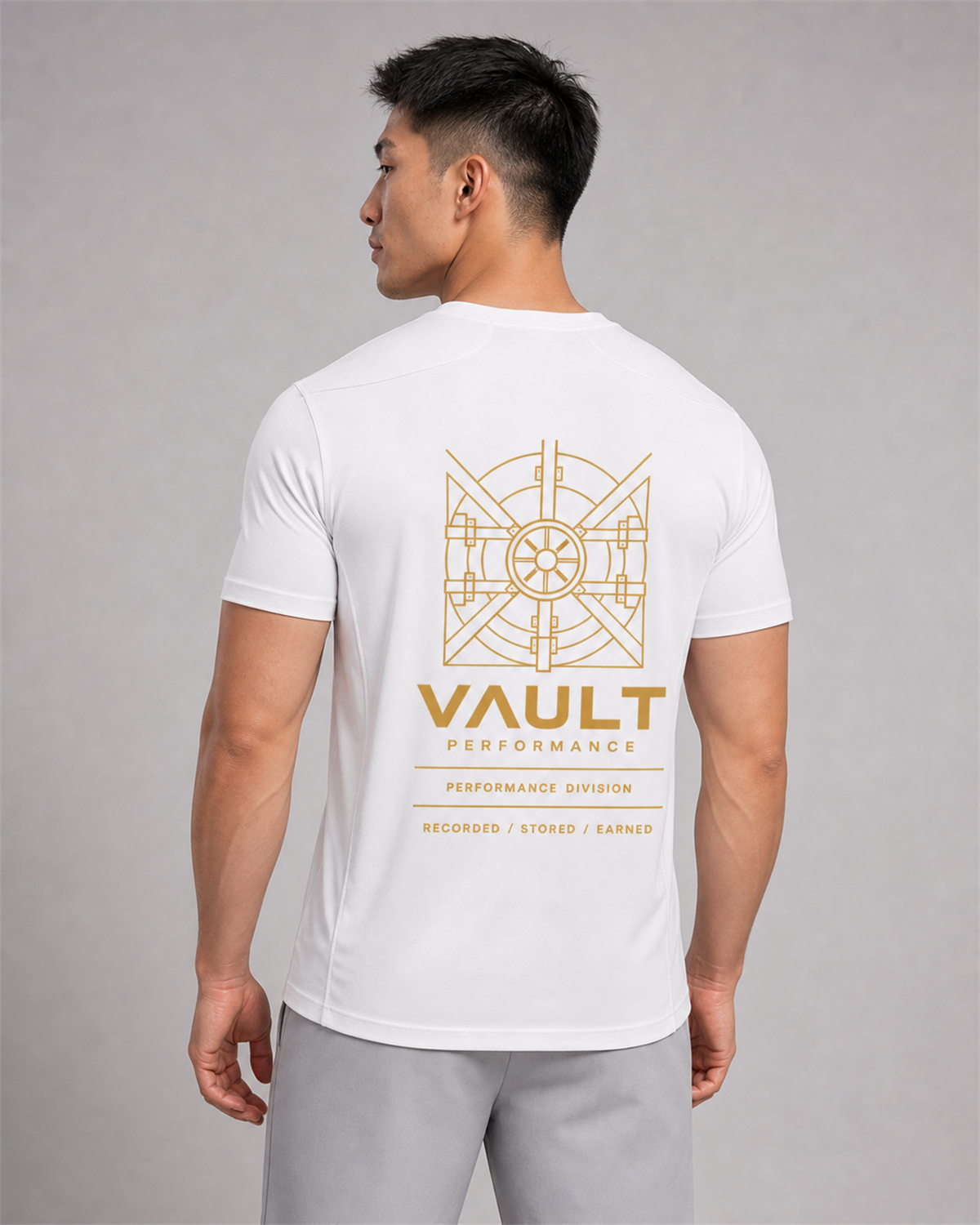VAULT Performance Lightweight Training Tee - White