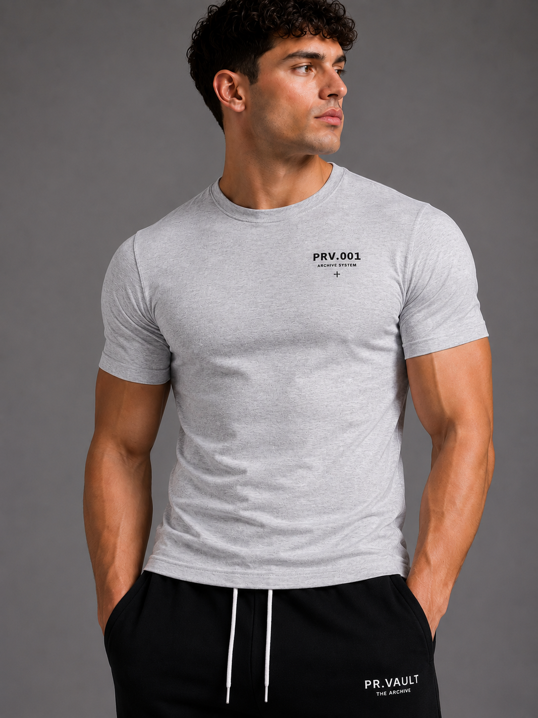 PR Vault Muscle Fit Tee | Drop 001
