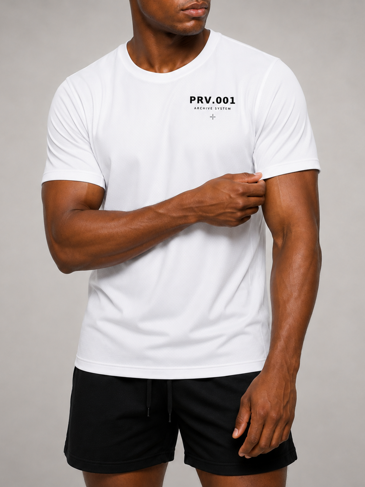 Essential Tee — White | Drop 001