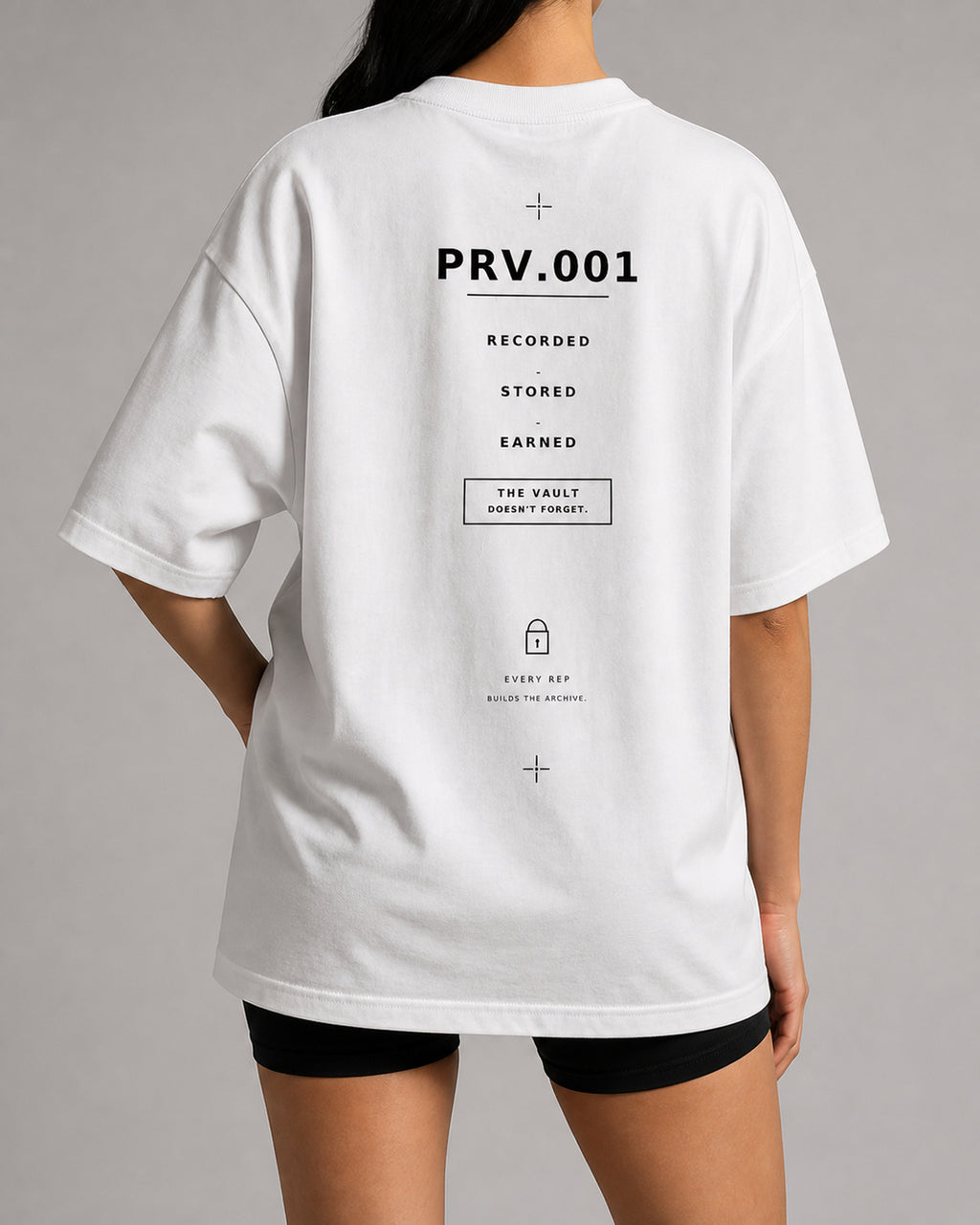 Oversized Tee — White | Drop 001