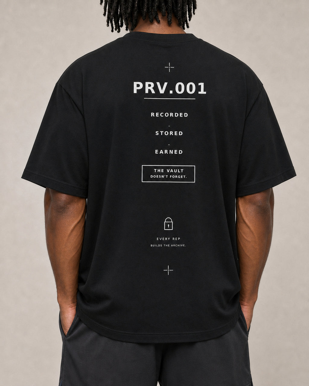 Oversized Tee — Black | Drop 001