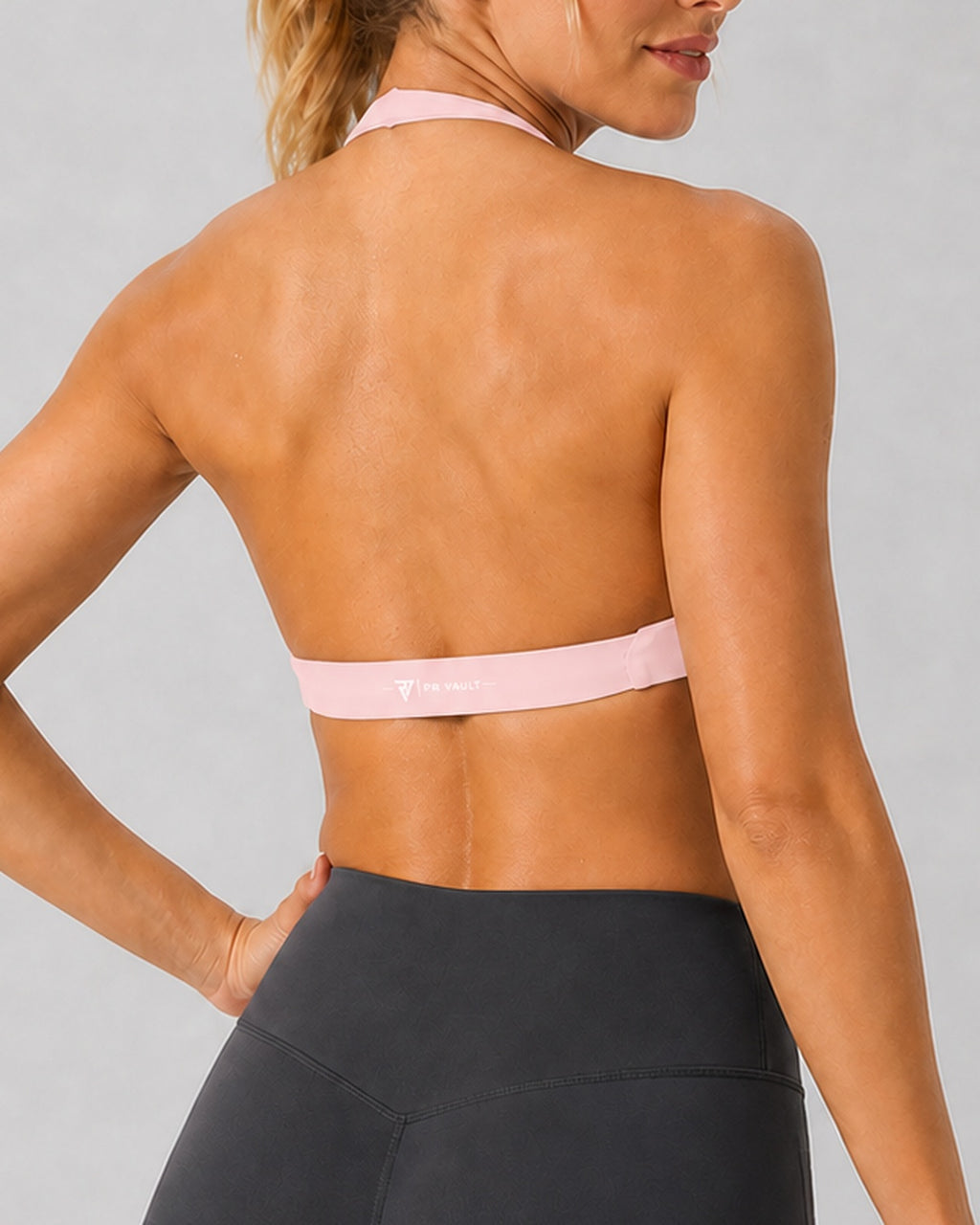 Women's Halter Sports Bra — Pink | Drop 001