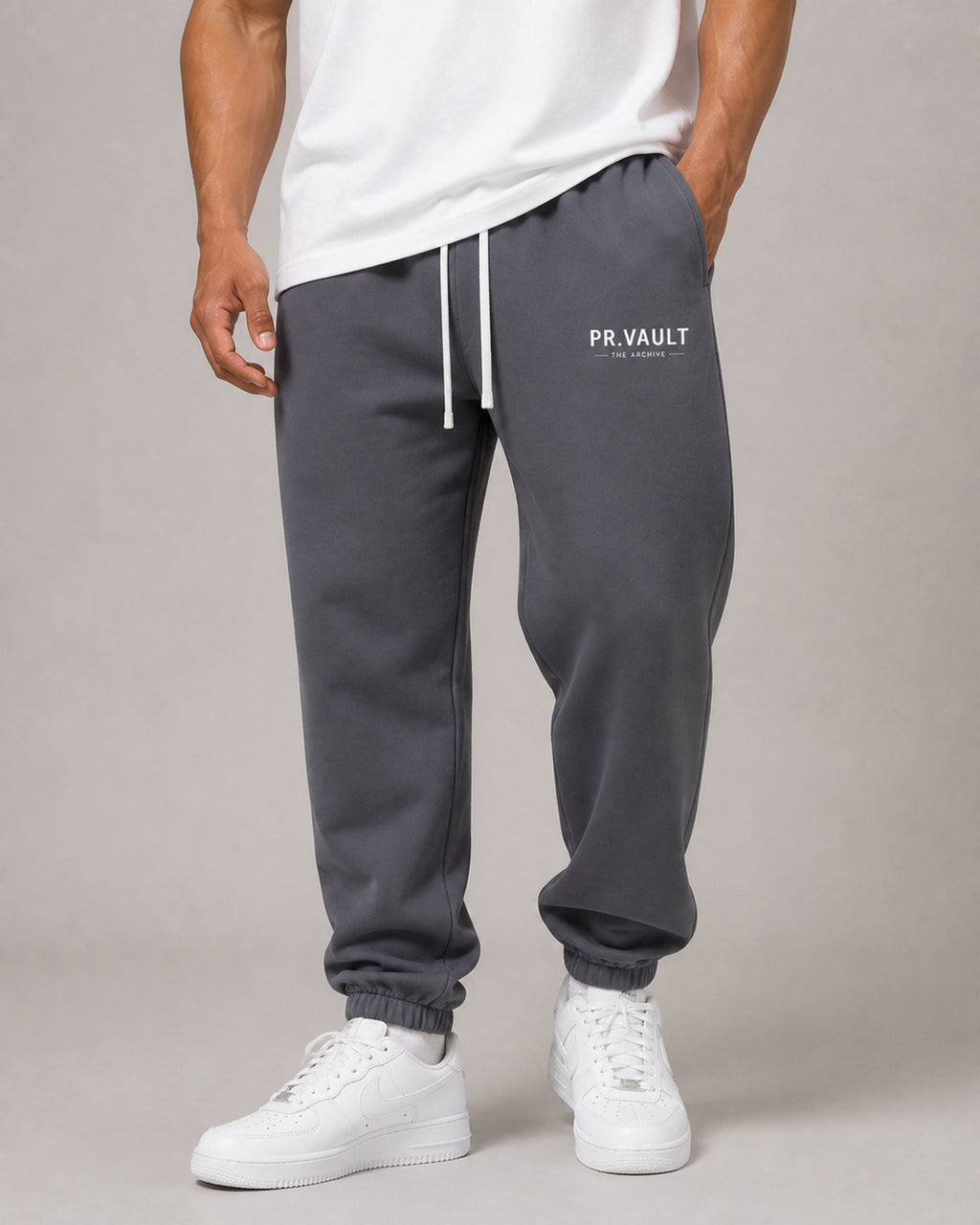 Cuffed Joggers — Gray | Drop 001