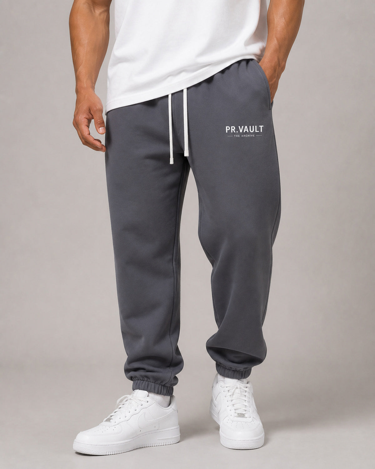 Cuffed Joggers — Gray | Drop 001