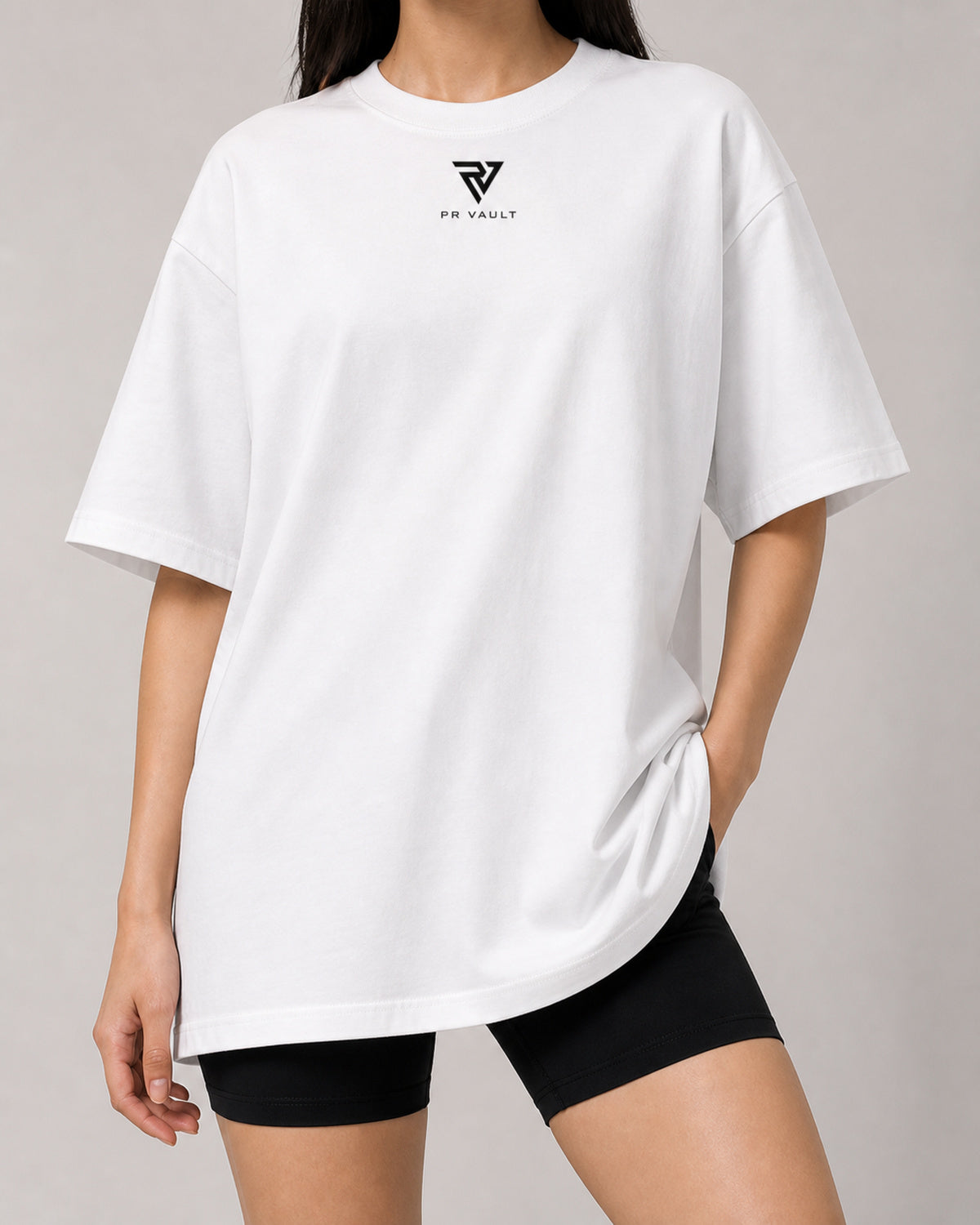 Oversized Tee — White | Drop 001
