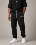 Cuffed Joggers — Black | Drop 001